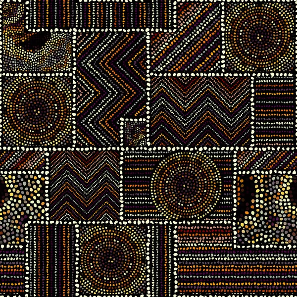 Padrão tribal étnico vetorial. Imagem de arte sem costura. —  Vetores de Stock