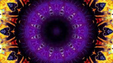 Süslemeli mandala döngü arkaplanı