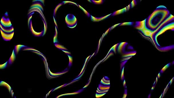 Psychedelic moving background — Stock Video