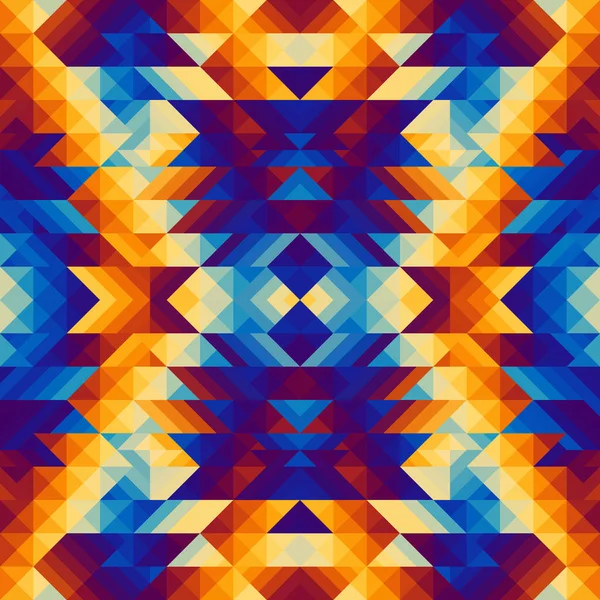 Fond de motif vectoriel sans couture d'un triangle. — Image vectorielle