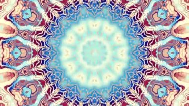 Süslemeli mandala döngü arkaplanı