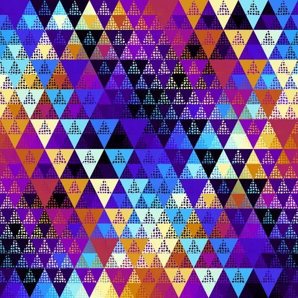 Sömlös vektor mönster bakgrund av en trianglar. — Stock vektor