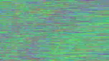 Video parazit görüntülerini döngüye sokuyorum. Bir Datamoshing videosunun taklidi.