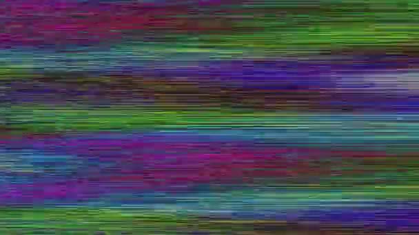 Looping video interference footage. Imitation of a Datamoshing video. — Stock Video