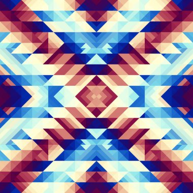 Bir üçgenin kusursuz vektör deseni arkaplanı.
