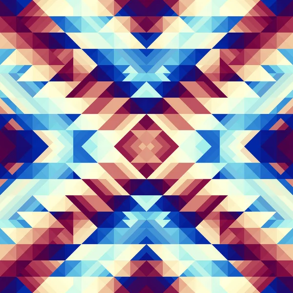 三角形のシームレスなベクトルパターンの背景. — ストックベクタ