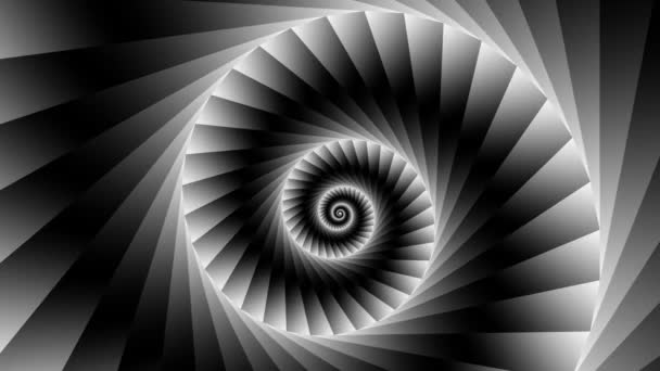 Spirale infinita. Filmati loop senza soluzione di continuità. — Video Stock