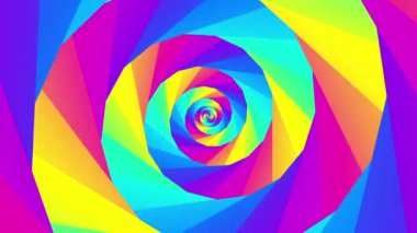 Sonsuz spiral. Kusursuz döngü görüntüsü.