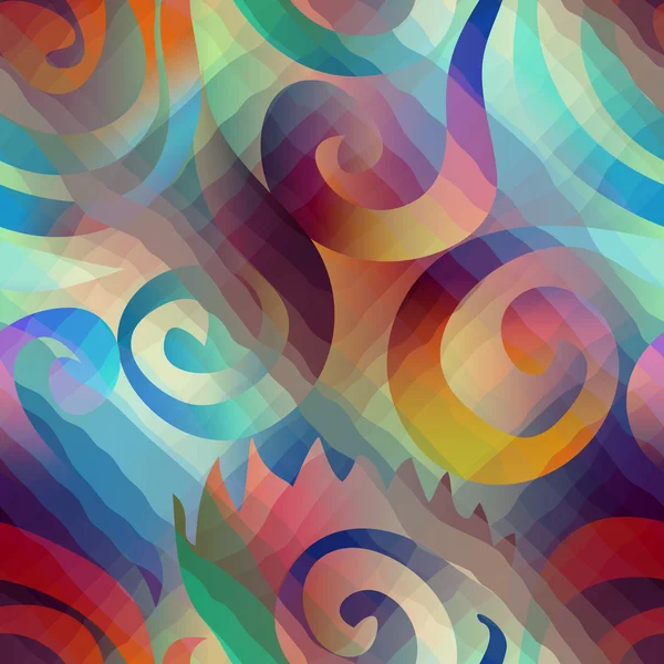 Spirales géométriques abstraites — Image vectorielle