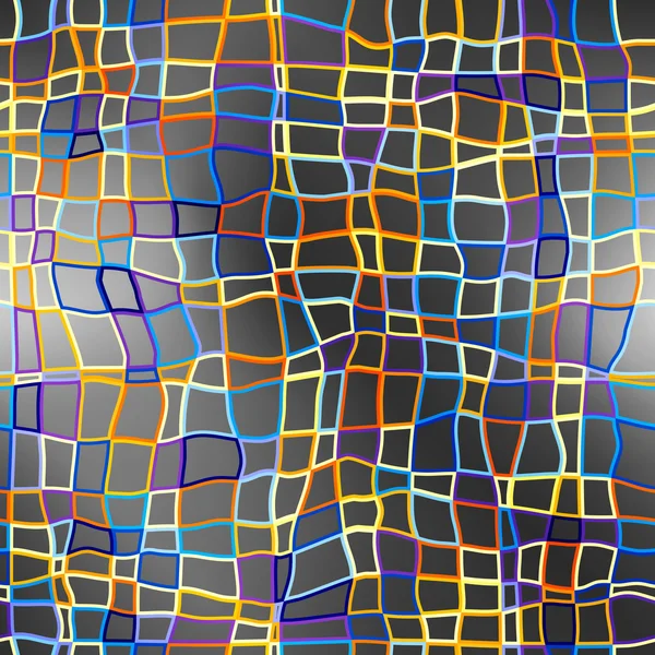Patrón de color abstracto sobre fondo gris — Vector de stock