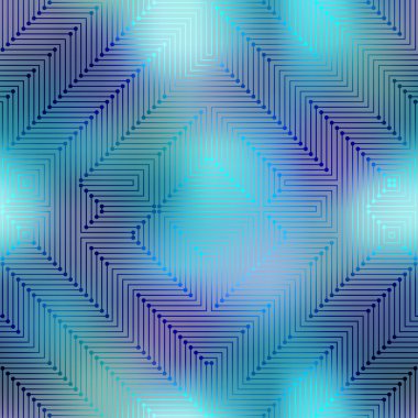 Bilgisayar kılavuz matris desen arka plan bulanık.