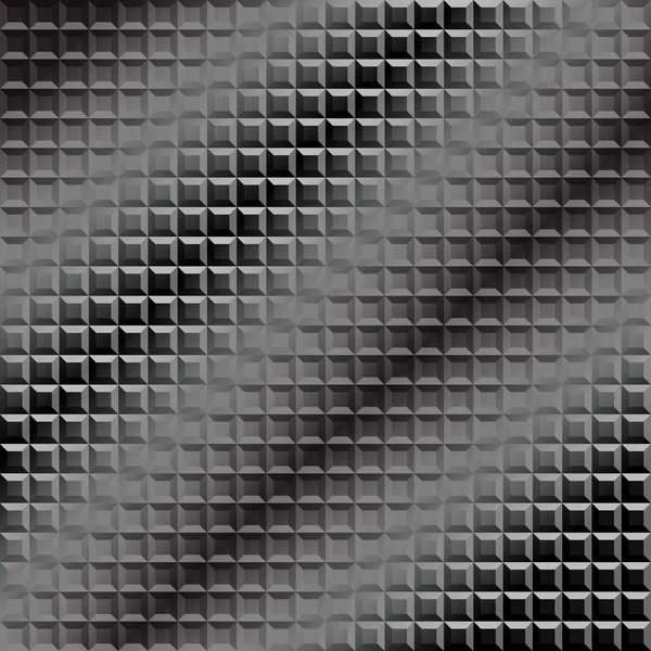 Patrón gris mosaico diagonal . — Vector de stock