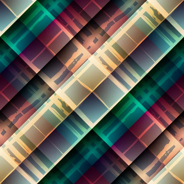 Patrón diagonal a cuadros sobre fondo rombo geométrico . — Archivo Imágenes Vectoriales