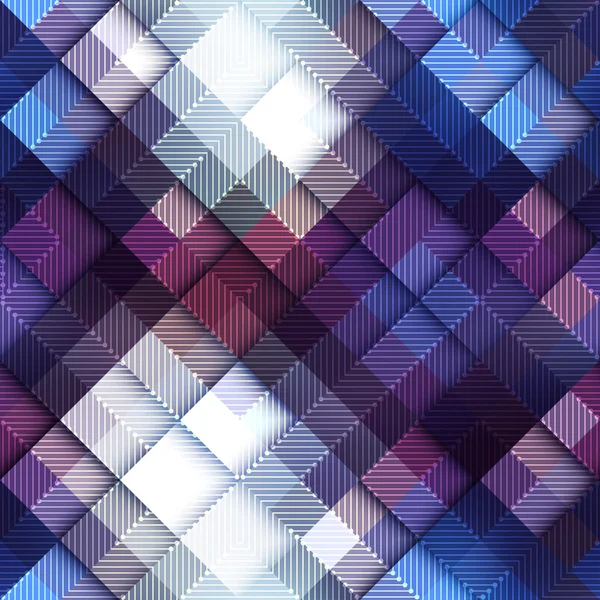 Abstraktes Pixelmuster auf blauer Matrixplatte. — Stockvektor