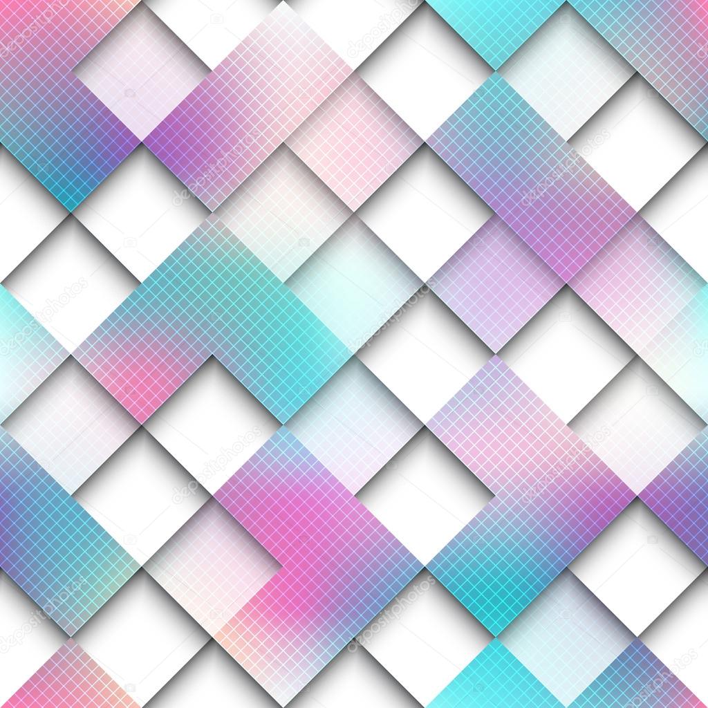 Abstract geometric pattern of squares.