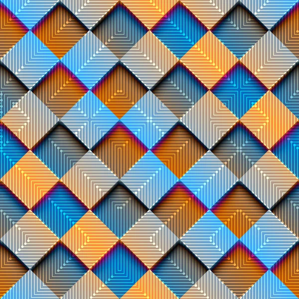 Résumé géométrique du losange avec effet de gradient . — Image vectorielle