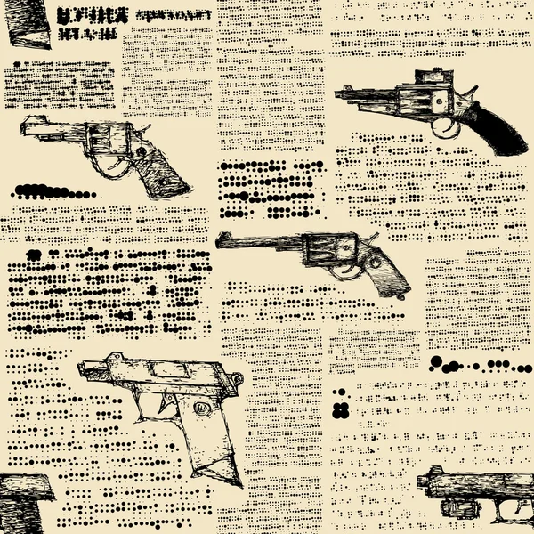 Nachahmung der Retro-Zeitung — Stockvektor