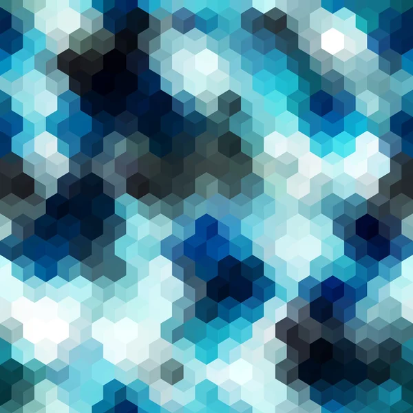 Blue abstract patroon van kubussen. — Stockvector