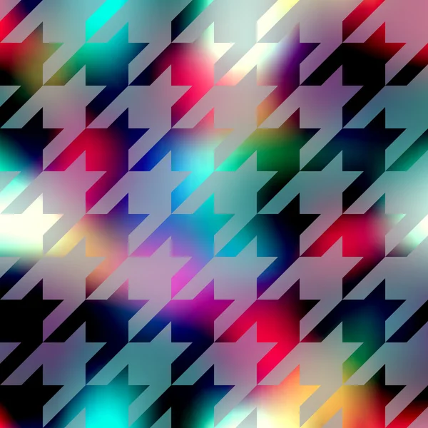 Houndstooth patroon op abstracte geometrische achtergrond. — Stockvector