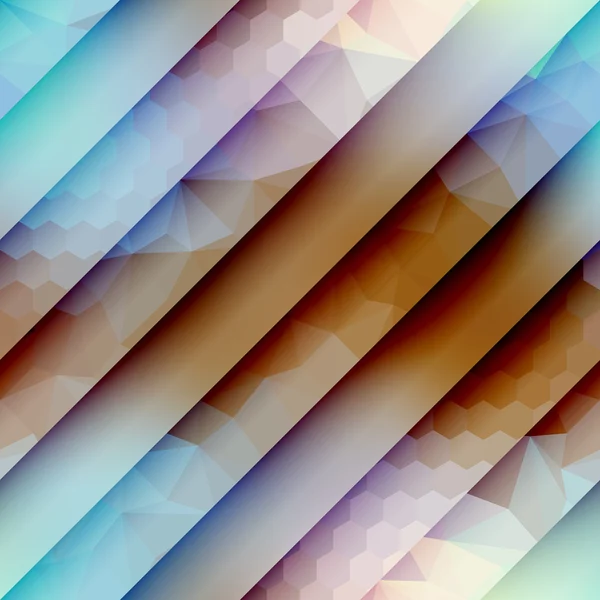 Colpi geometrici diagonali con texture diverse . — Vettoriale Stock