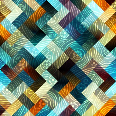 Paisley geometrik arka plan üzerinde nokta.