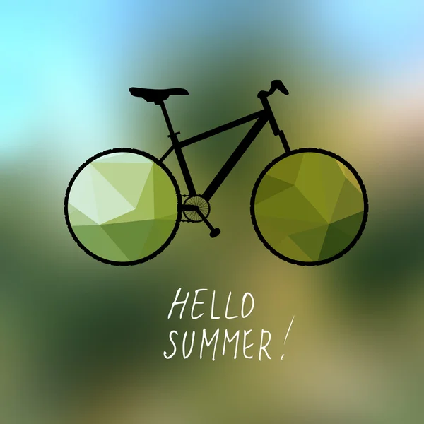 Bonjour l'été — Image vectorielle