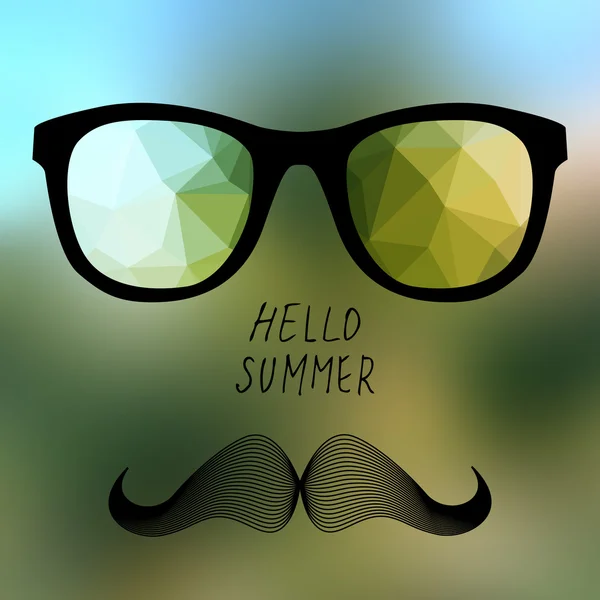 Hello summer — Stock Vector