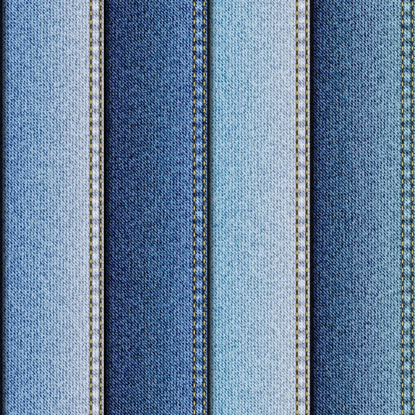 Texture del tessuto denim . — Vettoriale Stock