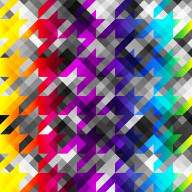 Houndstooths geometrik desen