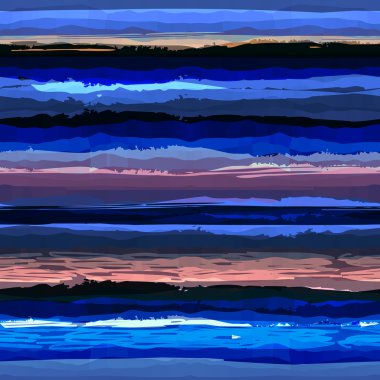 Lacivert satırları desen fırça. Deniz tarzı.