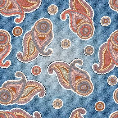 Paisley kot üzerinde