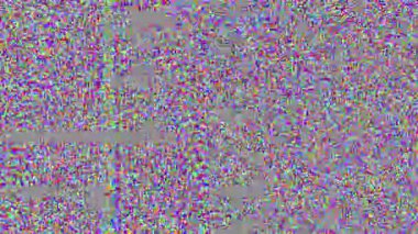 Soyut dinamik eski model tahıllı ve bozulmuş Statik TV Kötü takip VHS gürültü pürüzsüz döngü hareketli arka plan dokusu grunge