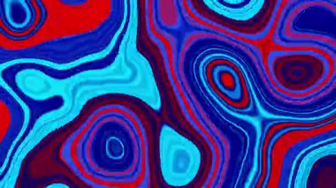 Renkli kozmik asit, psikedelik, soyut arkaplan mürekkebi girdap dalgası, şekil değiştiren giriş şablonu, sis akışı TV sunumu reklamı.