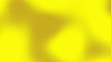 Yarım ton hareket döngüsü arkaplanı, Uhd Yarıton çizgi roman nokta animasyonu. Dalga deseni. Retro ve Vintage Desen canlandırması.