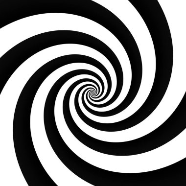 Hipnotik spiral arka plan. Optik illüzyon stili tasarımı.