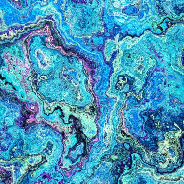 Soyut mermer dokusu. Fraktal dijital sanat arka planı. Yüksek Çözünürlük. Turkuaz doku. Arkaplan ya da duvar kağıdı olarak kullanılabilir.