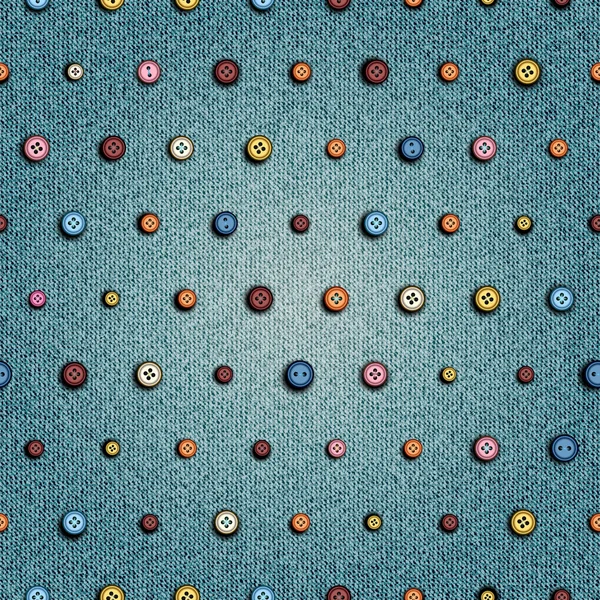 Texture of denim fabric. — Stock Vector