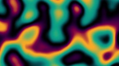 Canlı VHS tarzı gökkuşağı gökkuşağı mavisi beyaz pisikedelik kumlu gradyan renk akışı dalgası siyah arka planda, müzik kapağı dans partisi poster tasarımı. 1970 'lerin Retro Renkleri