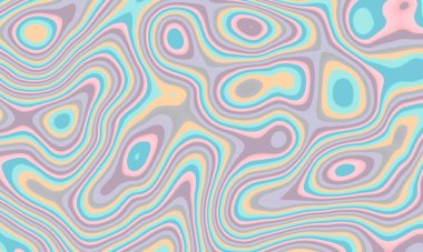 Sanatsal veya Arkaplan Kullanımı için Yumuşak Renkli Soyut Pastel Girdap Deseni