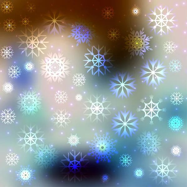 Snowflakes background — Stock Vector