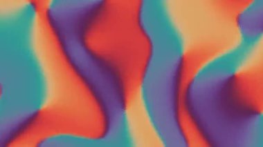 Canlı VHS tarzı gökkuşağı gökkuşağı mavisi beyaz pisikedelik kumlu gradyan renk akışı dalgası siyah arka planda, müzik kapağı dans partisi poster tasarımı. Retro Renkleri