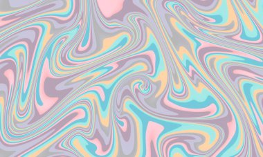 Sanatsal veya Arkaplan Kullanımı için Yumuşak Renkli Soyut Pastel Girdap Deseni