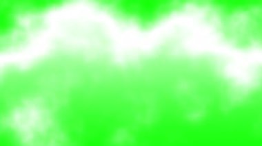 Yeşil ekran arka planında beyaz duman ya da sis etkisi. Yavaş çekimde atmosferik duman görsel efektler için kusursuz döngü oluşturuyor. 4k Video görüntüleri