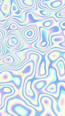 Soyut sıvı kalıplar, sıvı şekiller, retro saykodelik biçim, kusursuz döngü, duvar kağıdı, dikey arkaplan