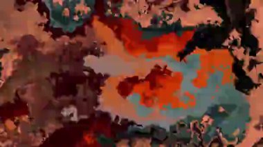 Eşsiz Tasarım Soyut Dijital Animasyon Pikseli Gürültü Arızası Video Hasarı. Döngü stop hareket arkaplanı