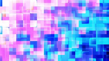 Soyut mavi ve pembe düşük polimetrik arka plan video görüntüleri sunum, pankart, ekran koruyucu, duvar kağıdı için. Hafif üçgen mozaik film animasyon klibi.