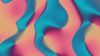 Canlı VHS tarzı gökkuşağı gökkuşağı mavisi beyaz pisikedelik kumlu gradyan renk akışı dalgası siyah arka planda, müzik kapağı dans partisi poster tasarımı. Retro Renkleri