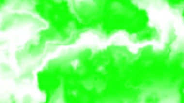 Yeşil ekran arka planında beyaz duman ya da sis etkisi. Yavaş çekimde atmosferik duman görsel efektler için kusursuz döngü oluşturuyor. 4k Video görüntüleri