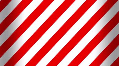 Arka plan kırmızı beyaz şeritler. Kusursuz döngü 4k canlandırmalı video.