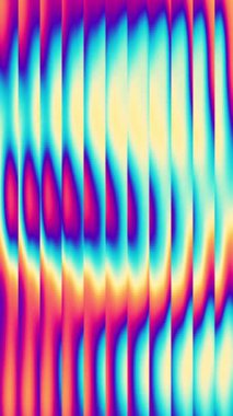 Bej dikey arkaplanda mavi ve pembe tonlarda dinamik cam gradyan döngü animasyonu. Markalaşma ya da UI görselleri için modern, fütüristik bir atmosfere sahip zarif soyut hareket tasarımı..